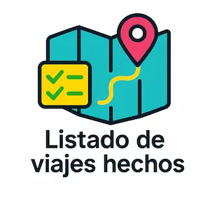 Listado de viajes hechos