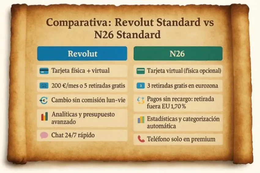 Revolut vs N26 pergamino