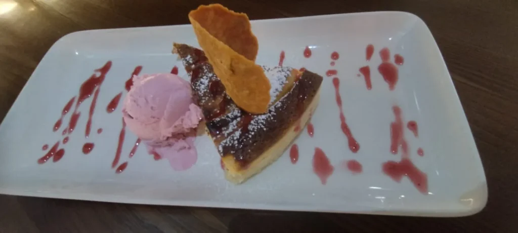 Tarta de queso cremosa el Pentágono